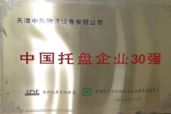 中國(guó)托盤(pán)企業(yè)30強(qiáng)